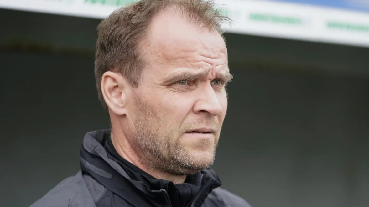 TRENER: Sandefjords Hans Erik Ødegaard.